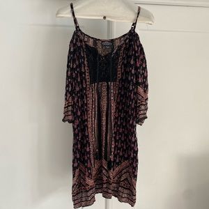 Angie Boho Mini with crochet knot top